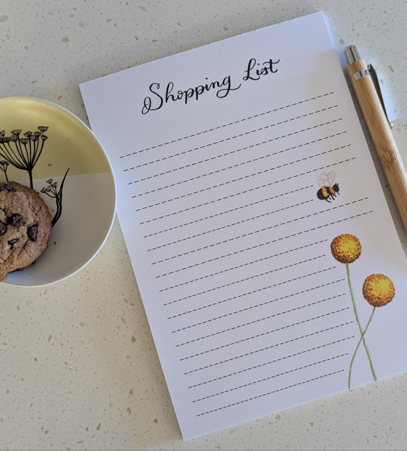 Shopping List - Billy Buttons