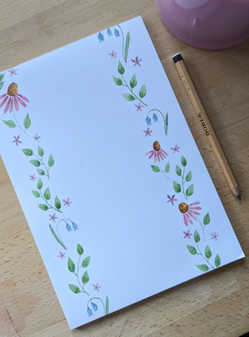 Notepad - Spring Flowers