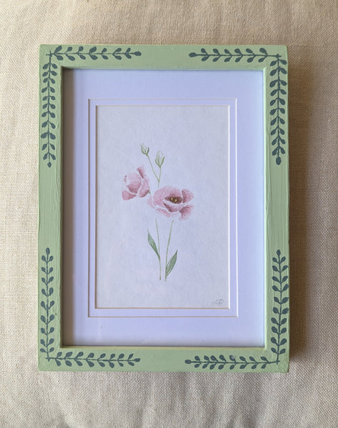 "Lisianthus" original painting