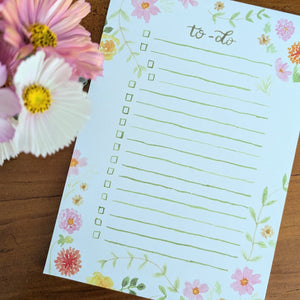 To-do List - Summer Floral