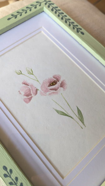 "Lisianthus" original painting