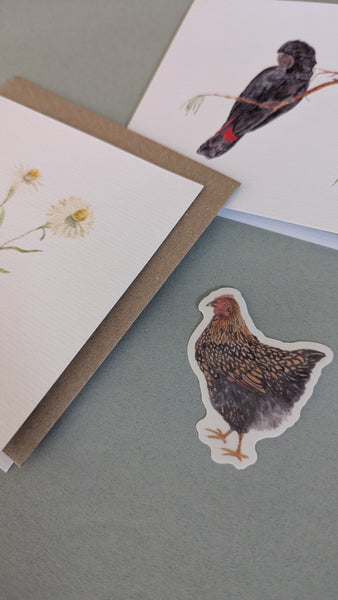 Chicken Sticker (clear)