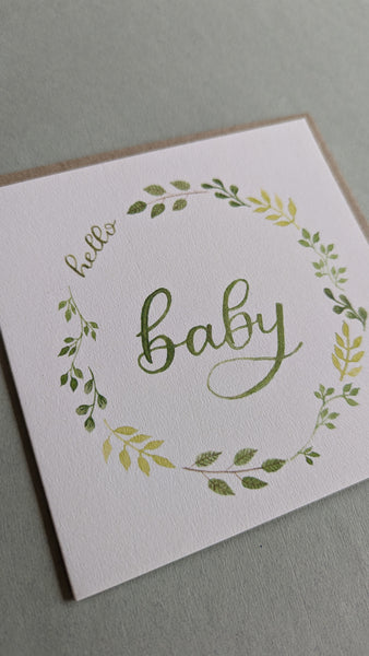 Hello Baby card