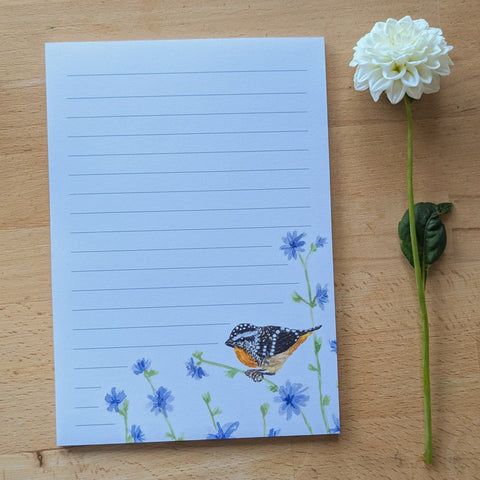 Lined Notepad - Spotted Pardalote
