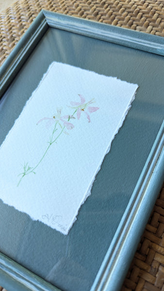 "Larkspur Sprig" original painting