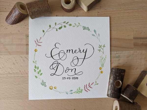 Botanical Name Wreath