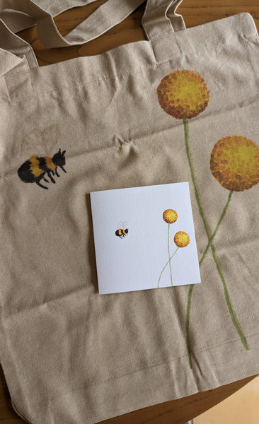Billy Buttons Card