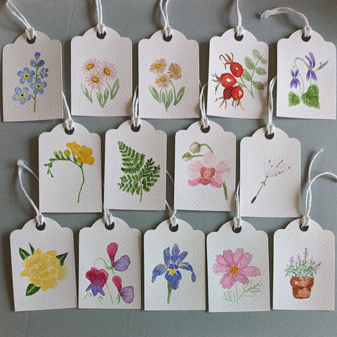 Hand Painted Gift Tags